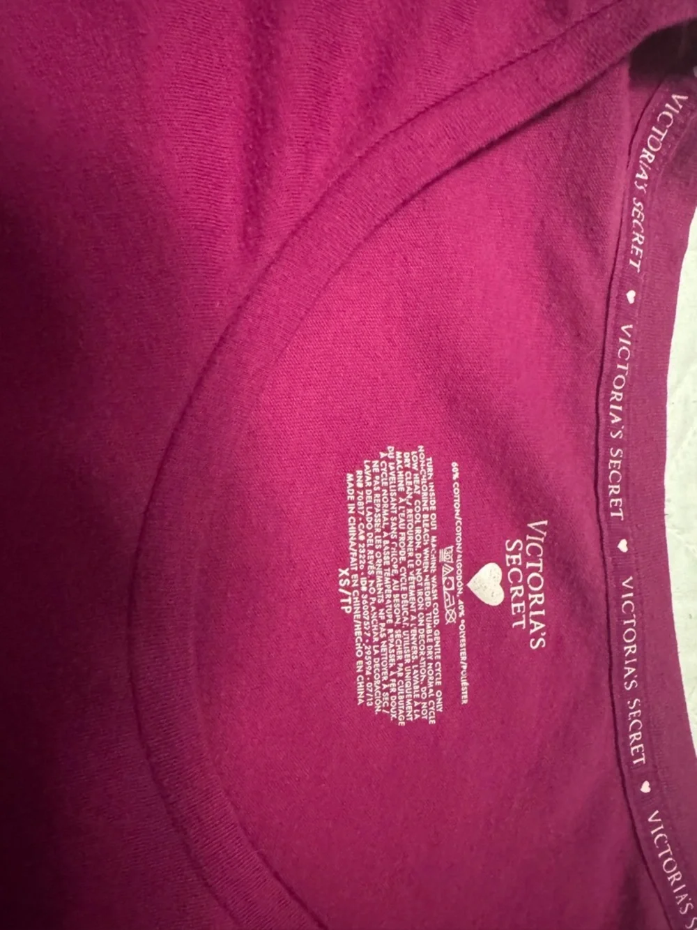 Victoria's Secret Lime Yellow & Pink Logo Nightgown Set - Picture 5 of 5